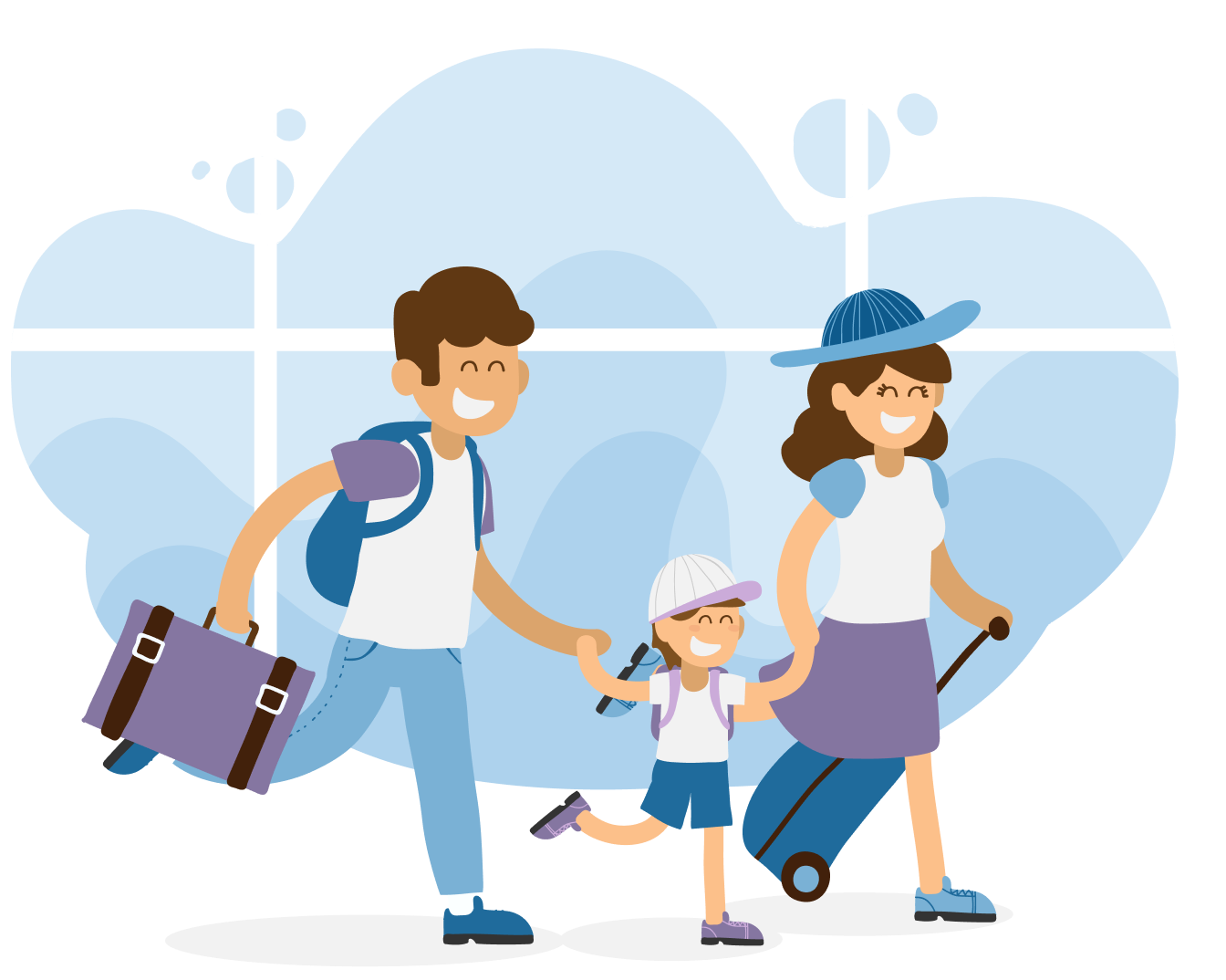 Icon symbolising work holiday migration visa agent services for families seeking Australian residency. This highlights the commitment and expertise of IME Advisors in providing bespoked migration and visa services.