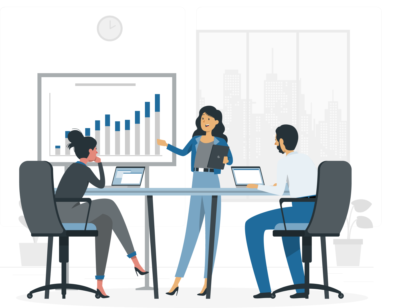 Team discussion on strategies for successful Australian visa applications, including skilled, partner, and student categories. This highlights the commitment and expertise of IME Advisors in providing bespoked migration and visa services.