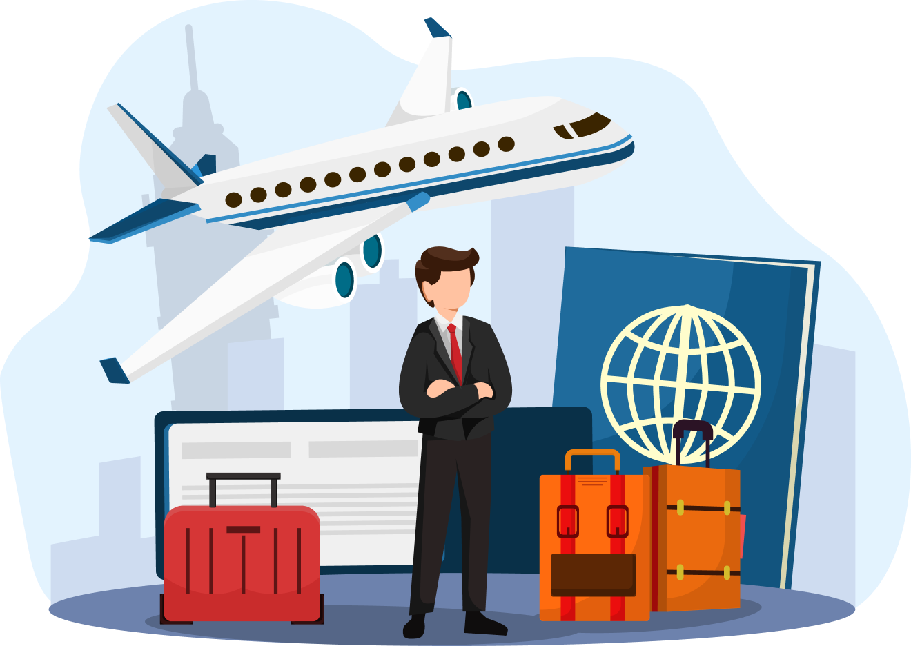 Image displaying an migration and visa agent ready to provide professional consultation session conducted by MARA-registered migration agents on homepage with confidence. This highlights the commitment and expertise of IME Advisors in providing bespoked migration and visa services.