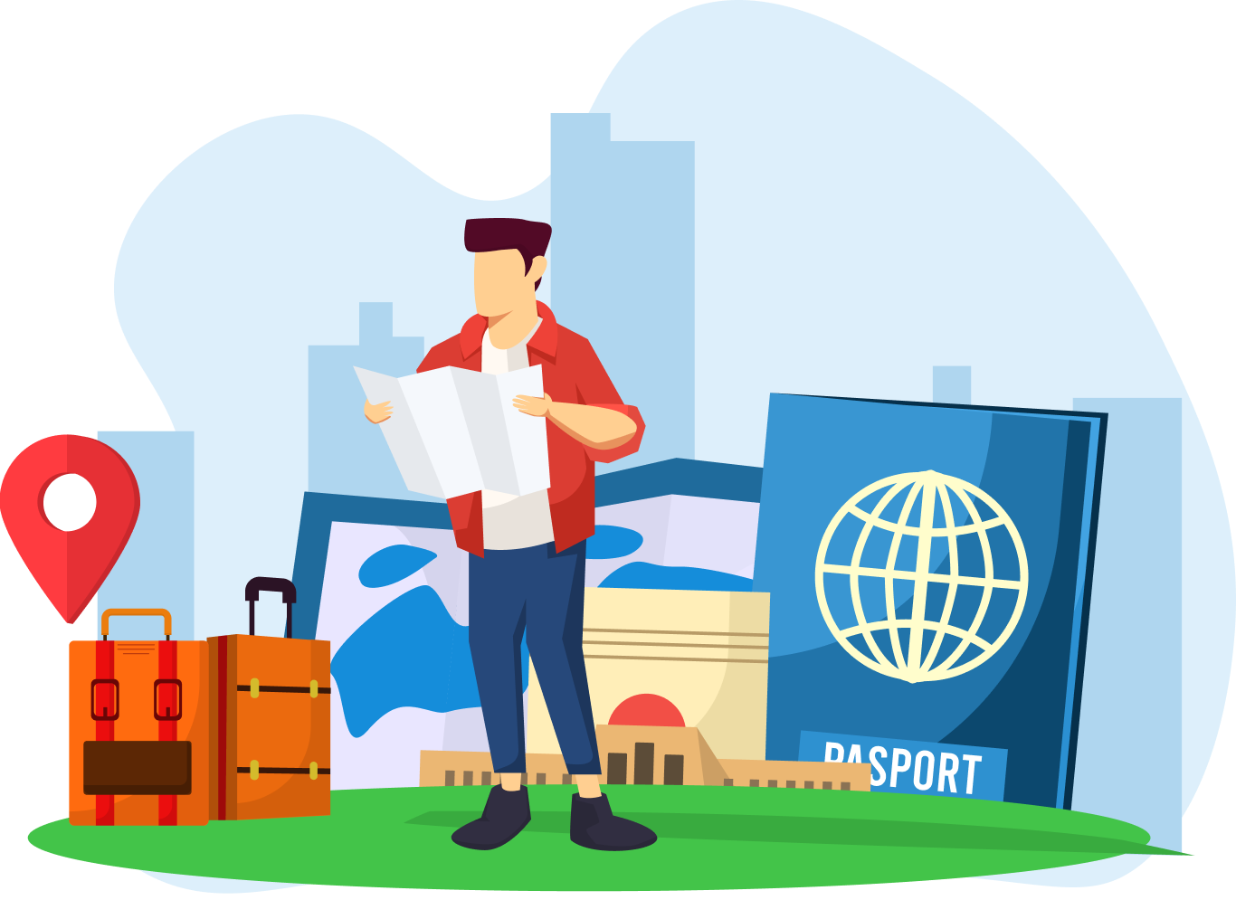 An individual ready with his belonging and document for migration to Australia. This highlights the commitment and expertise of IME Advisors in providing bespoked migration and visa services.